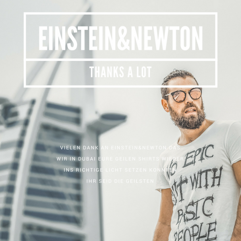 Read more about the article Shooting mit Einstein&Newton in Dubai